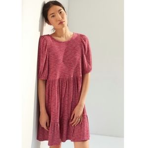 Anthropologie daily practice boho flounce mini dress sz XS *6